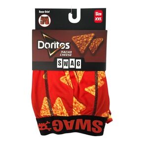 SWAG Doritos Nacho Cheese Boxer‎ Briefs Mens XXL 42-44 Novelty Underwear NEW